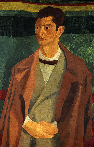 Corrado Cagli, Ritratto di Antonello Trombadori, 1936, cm. 76x51, tempera a cera su tavola. Roma, collezione privata